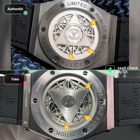 hublot real vs fake